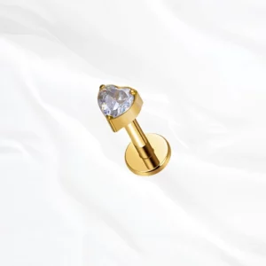 oreille titane design élégant doré