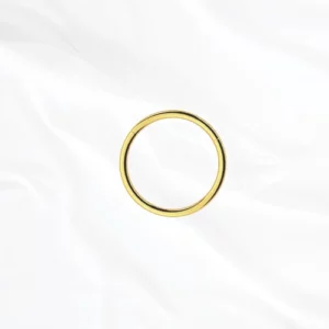 bijou titane oreille doré