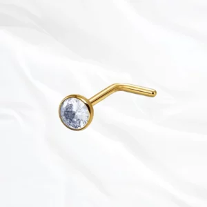 Piercing doré titane ASTM F136 doré