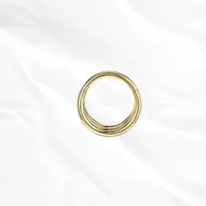 bijou titane nez doré