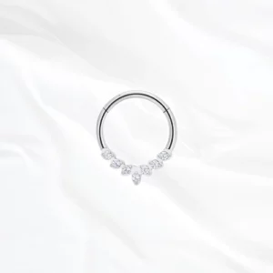 Piercing nez titane ASTM F136 argenté