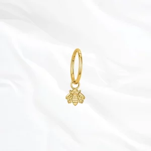 oreille titane design élégant doré
