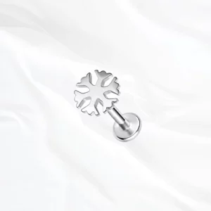 oreille titane design élégant argenté