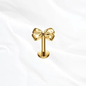 bijou titane oreille, doré