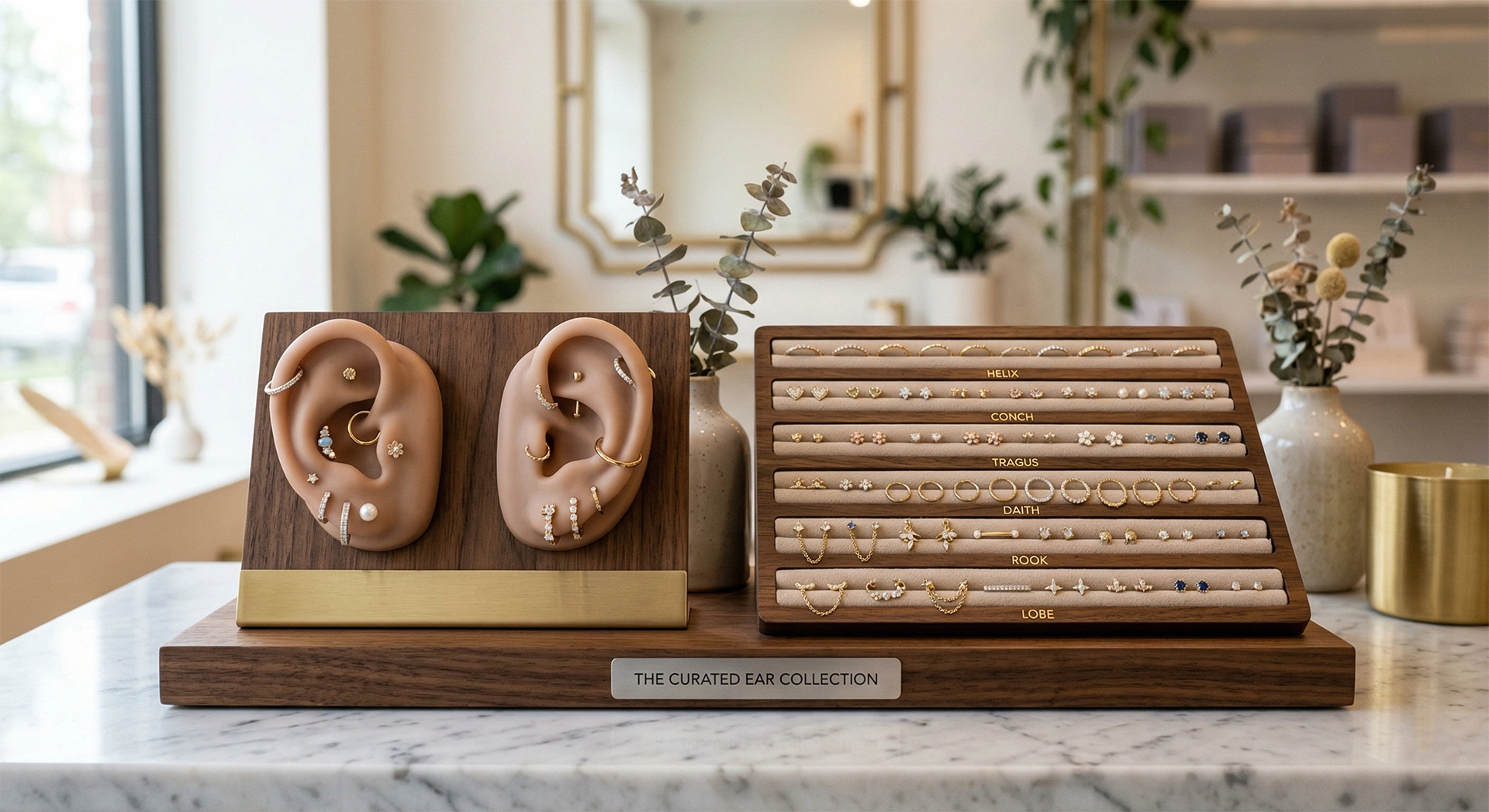 Composition piercing oreille : le top 5 des curated ear 2026